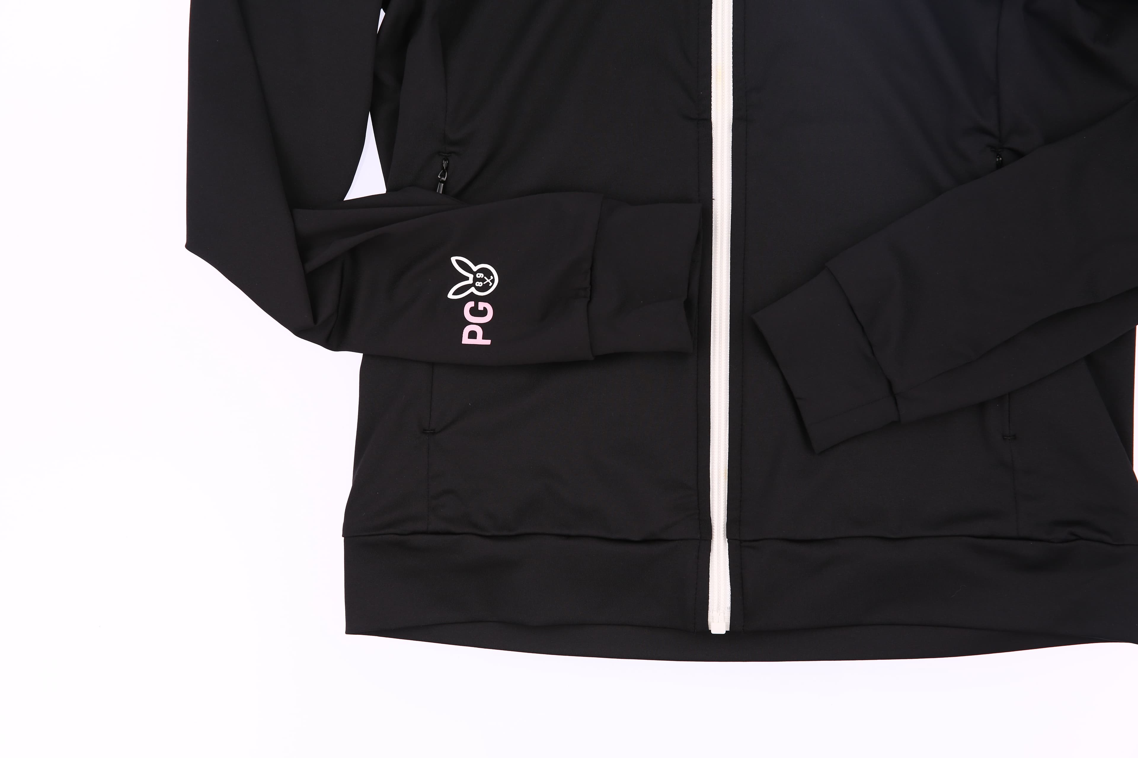 바니 프린트 집업 점퍼