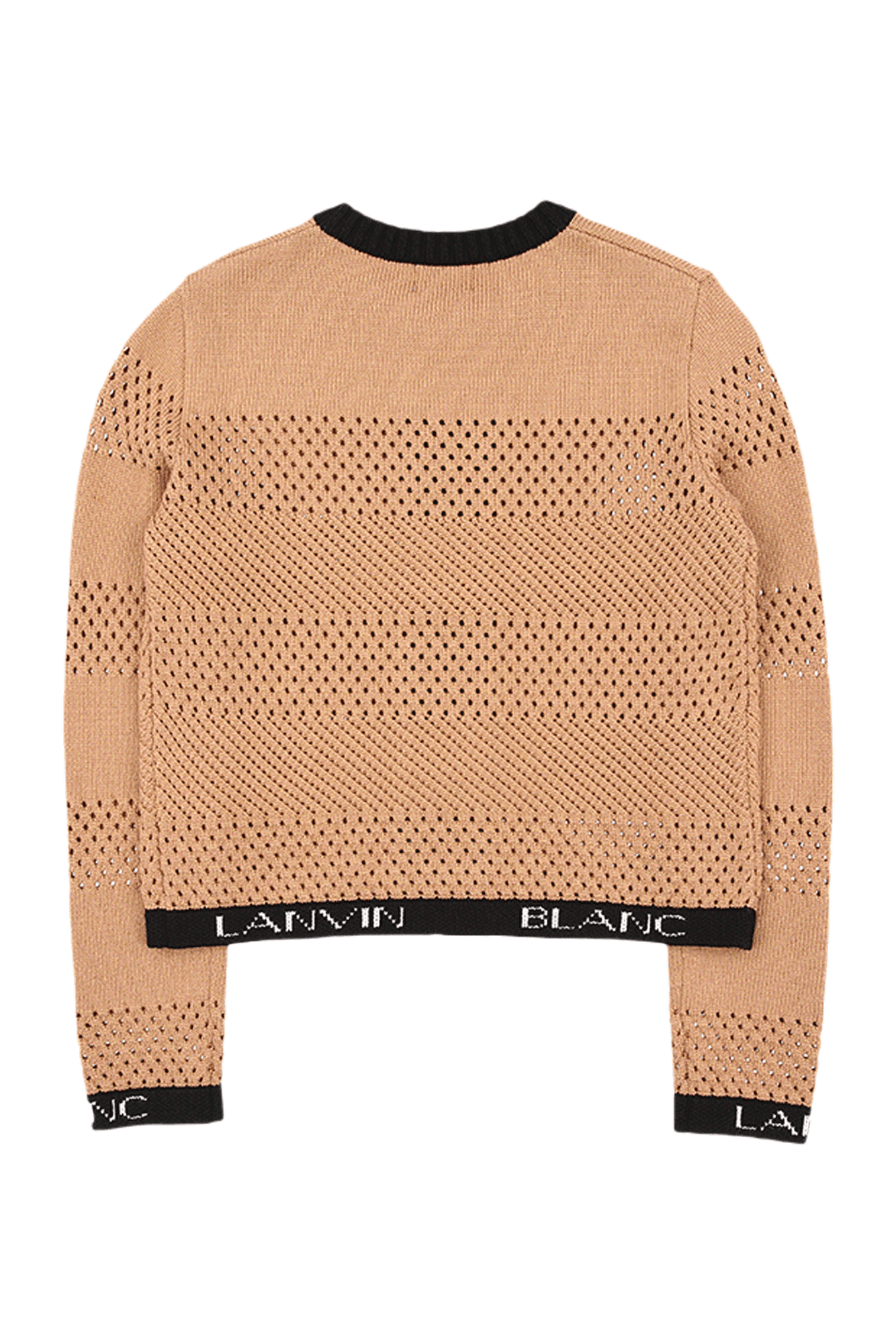 크로셰 레터링 니트 집업 가디건