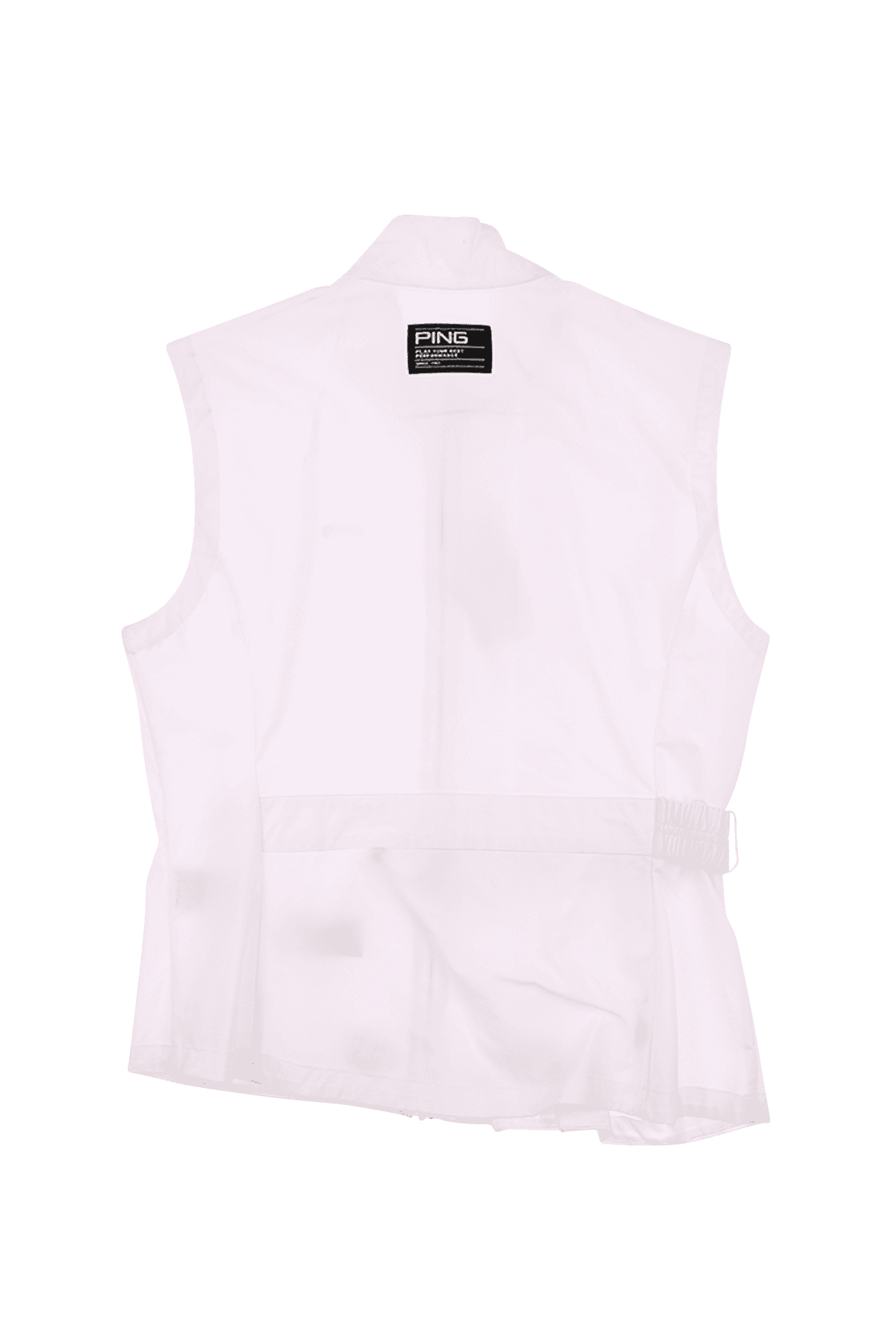 [새상품] 허리 포인트 점퍼 베스트