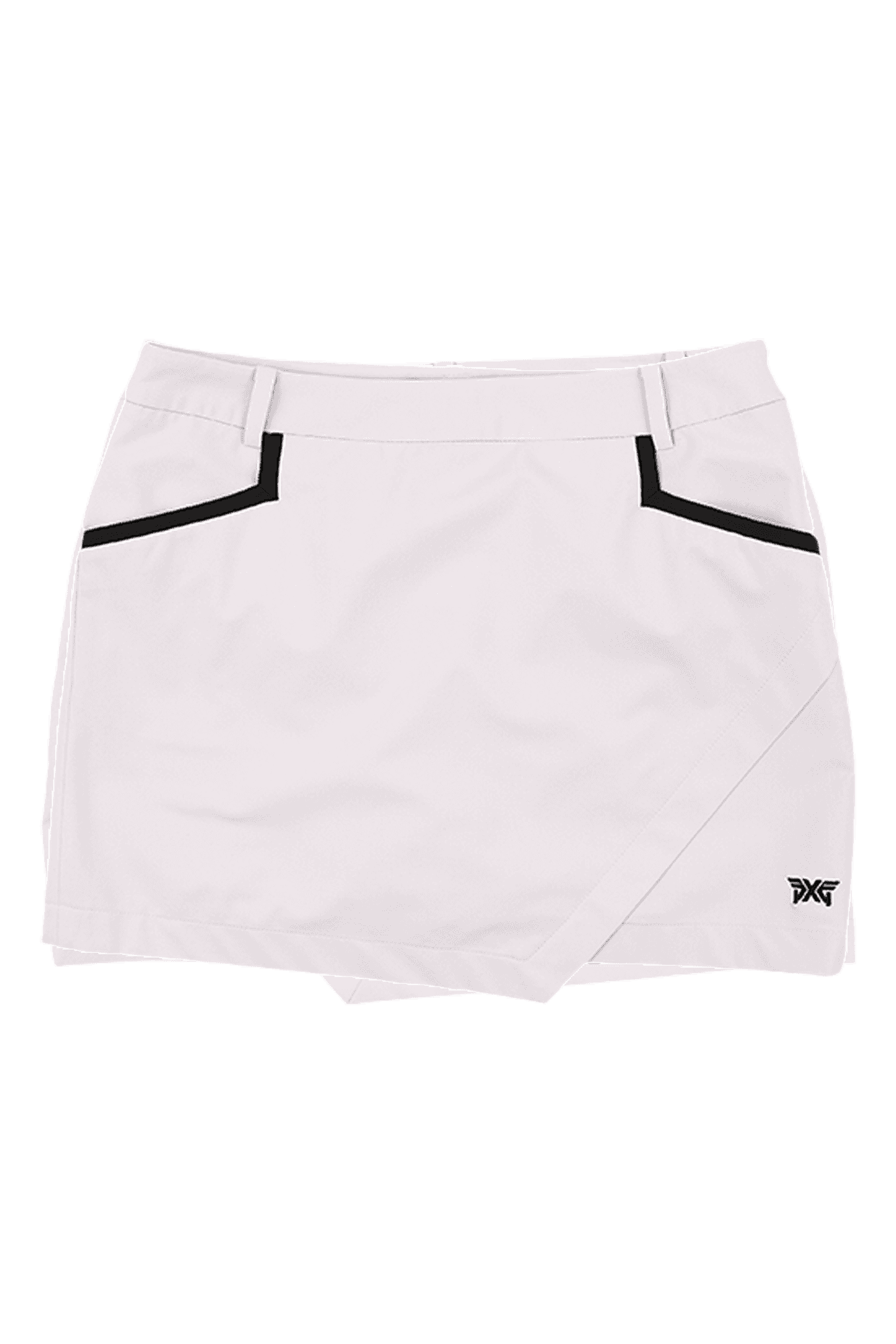 다이아고날 컷 에이라인 스커트