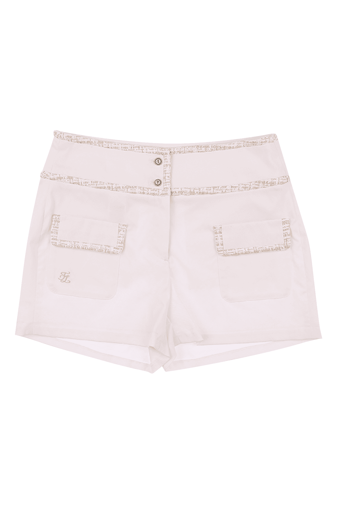 트윌 배색 포켓 숏팬츠