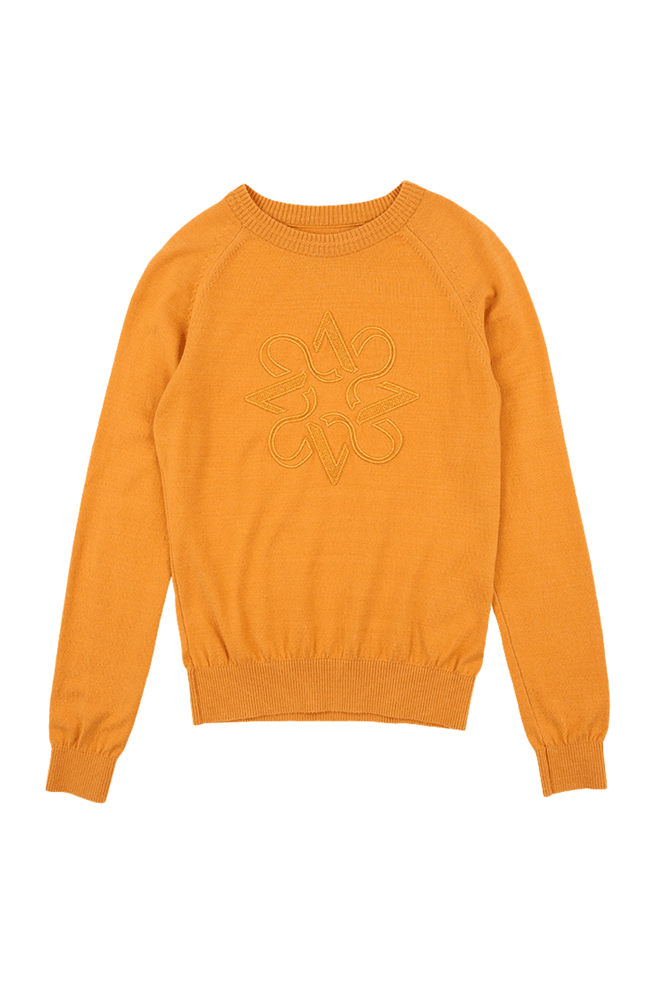 ST로고 라운드넥 니트