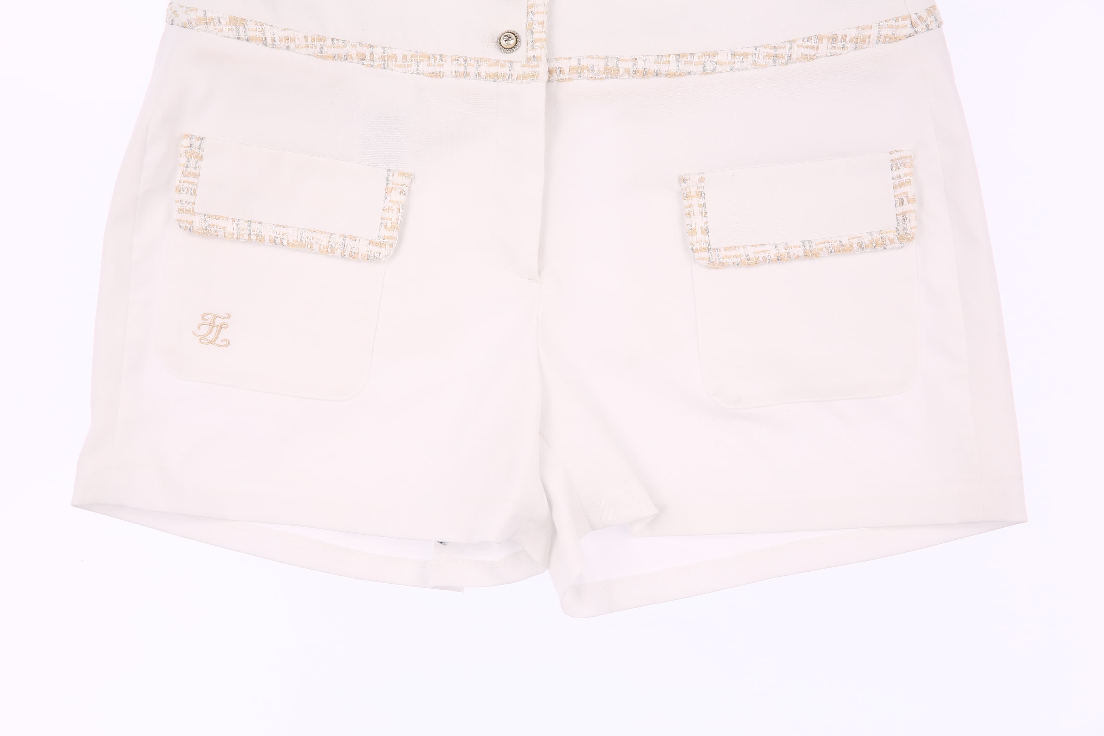 트윌 배색 포켓 숏팬츠