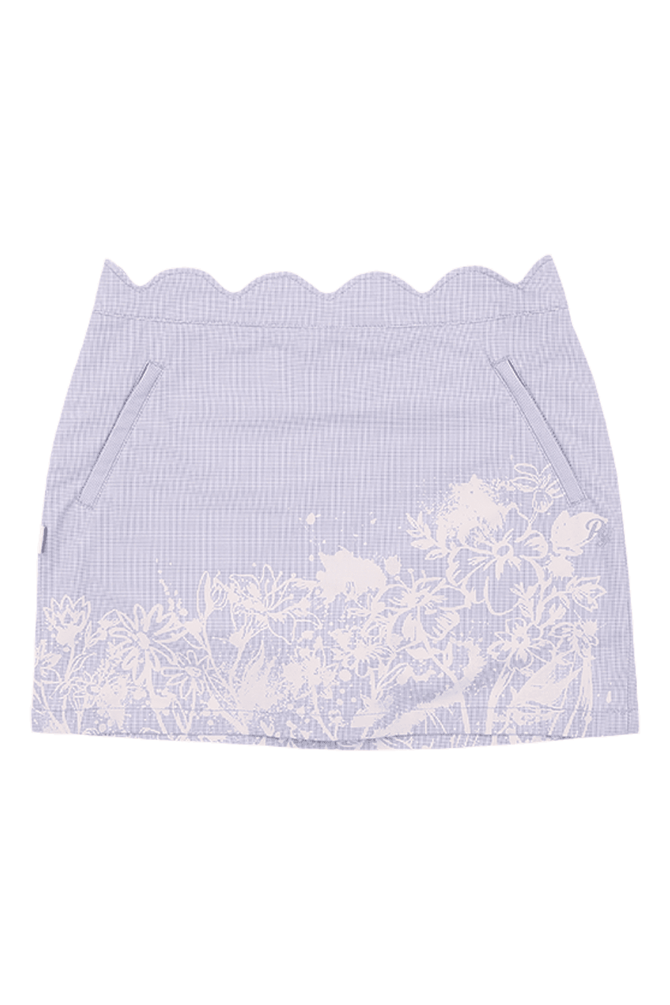 플라워 그래픽 큐롯 스커트