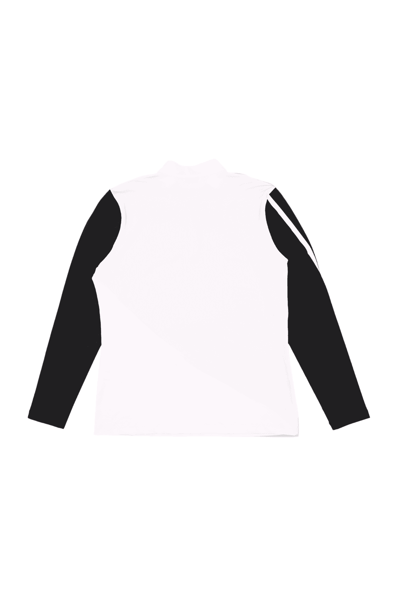 여성 사선 배색 반집업 긴팔 티셔츠