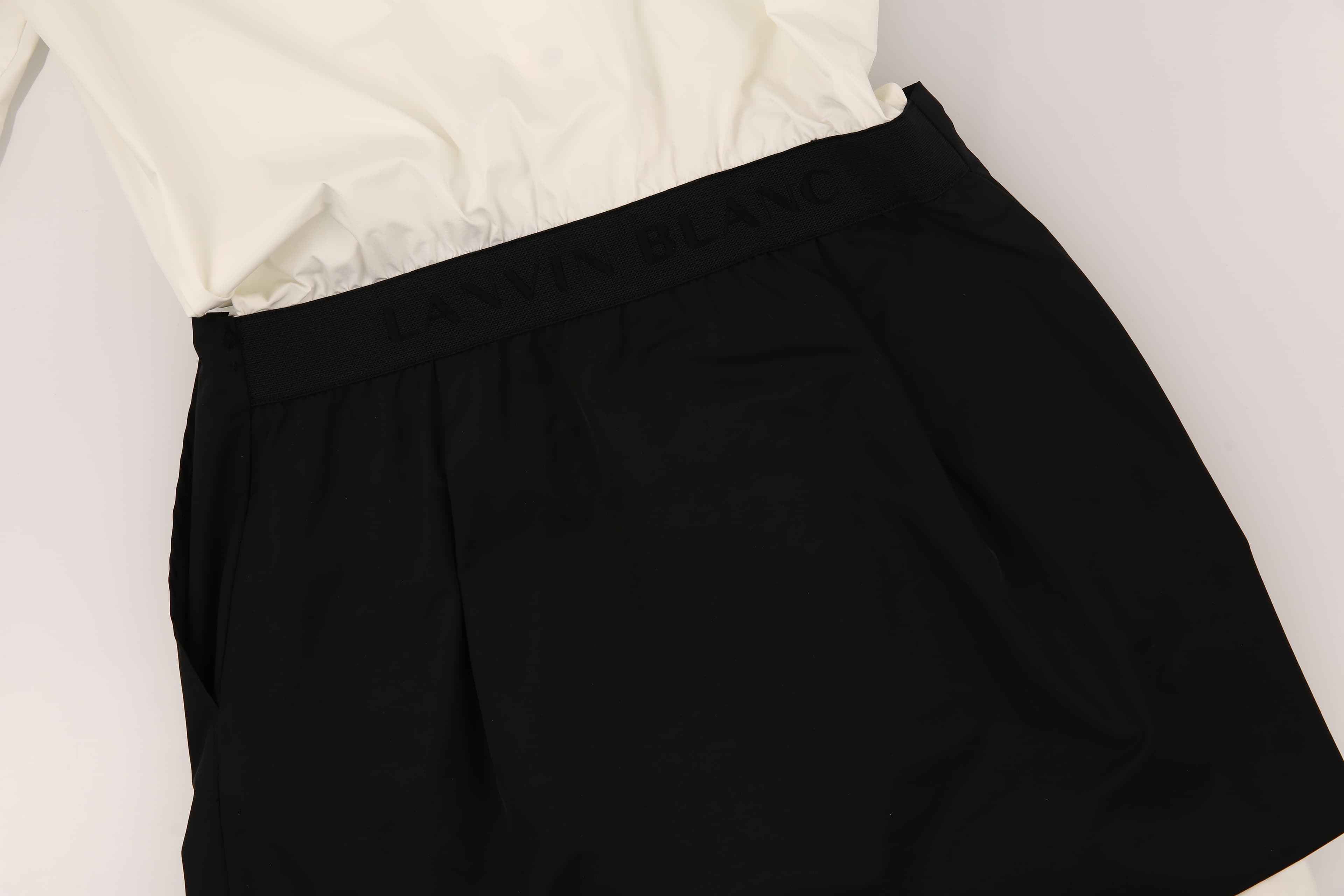 패널 레이어 백 밴딩 발수 드레스