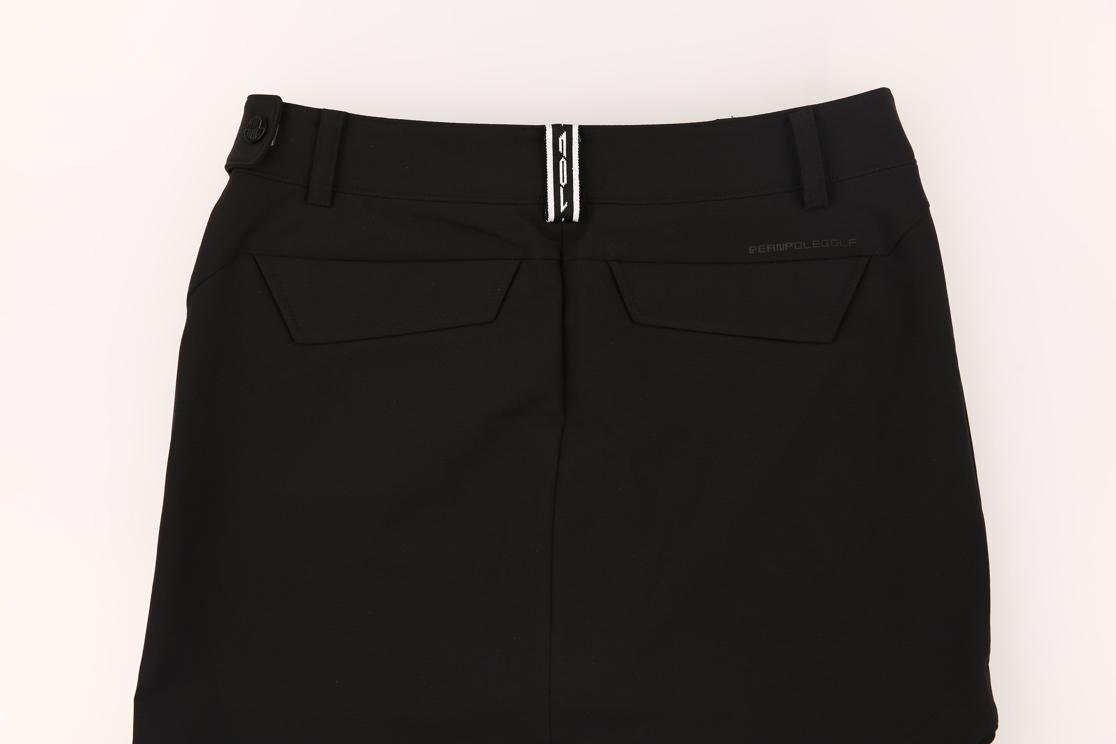 솔리드 세미 A라인 큐롯