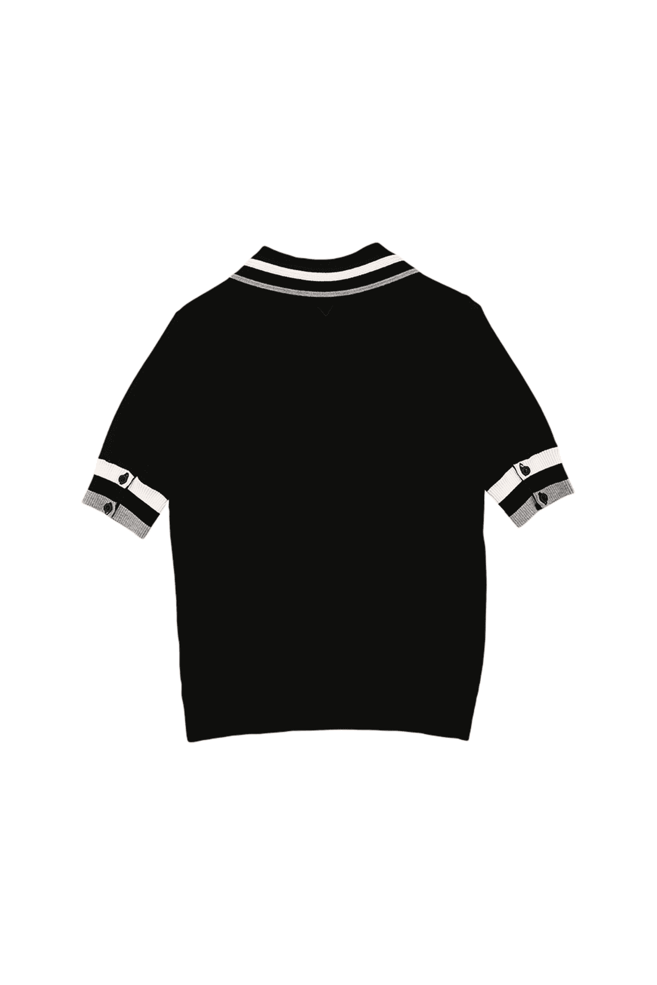 트리플 트랙 니트 반팔