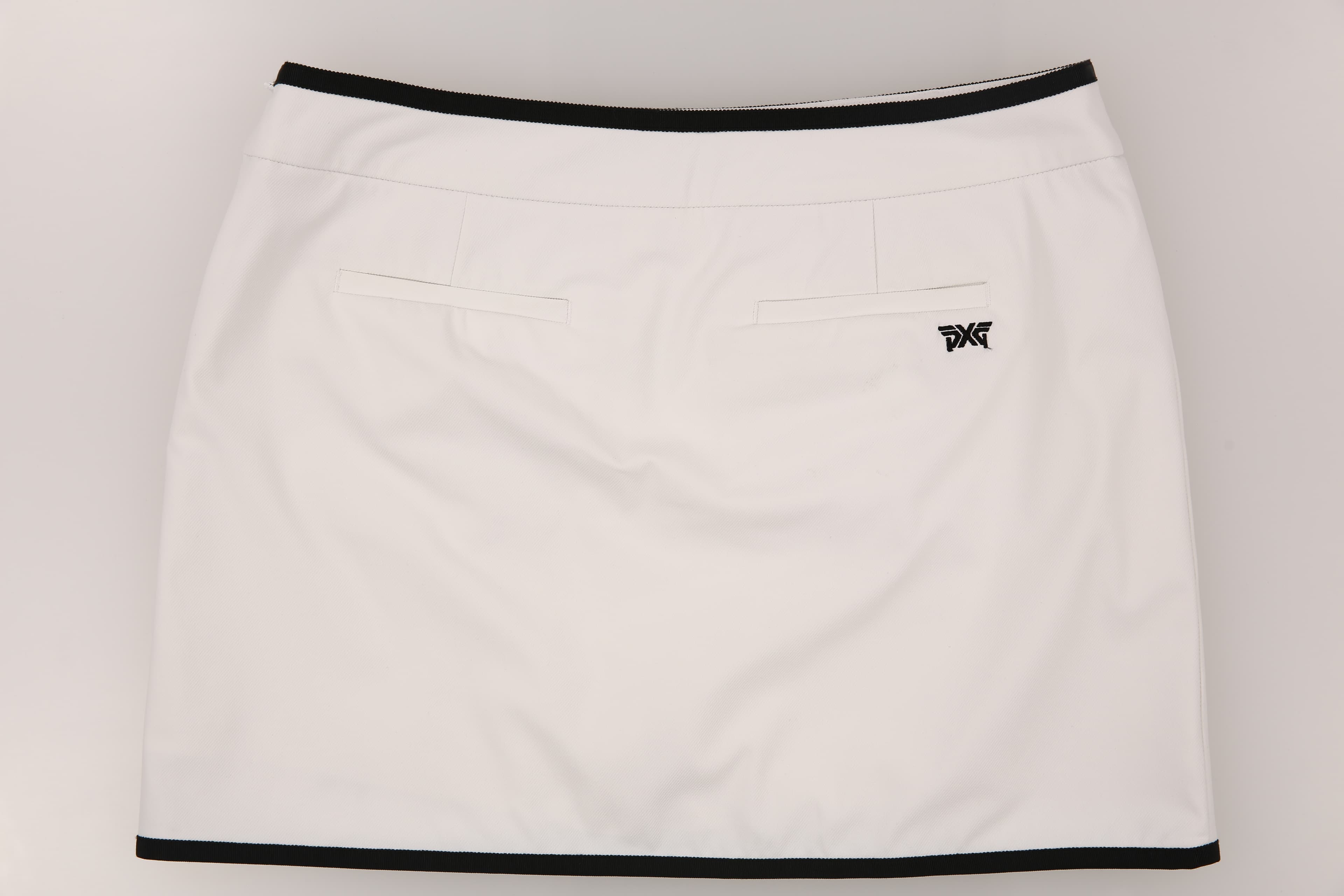 배색 라인테잎 H스커트