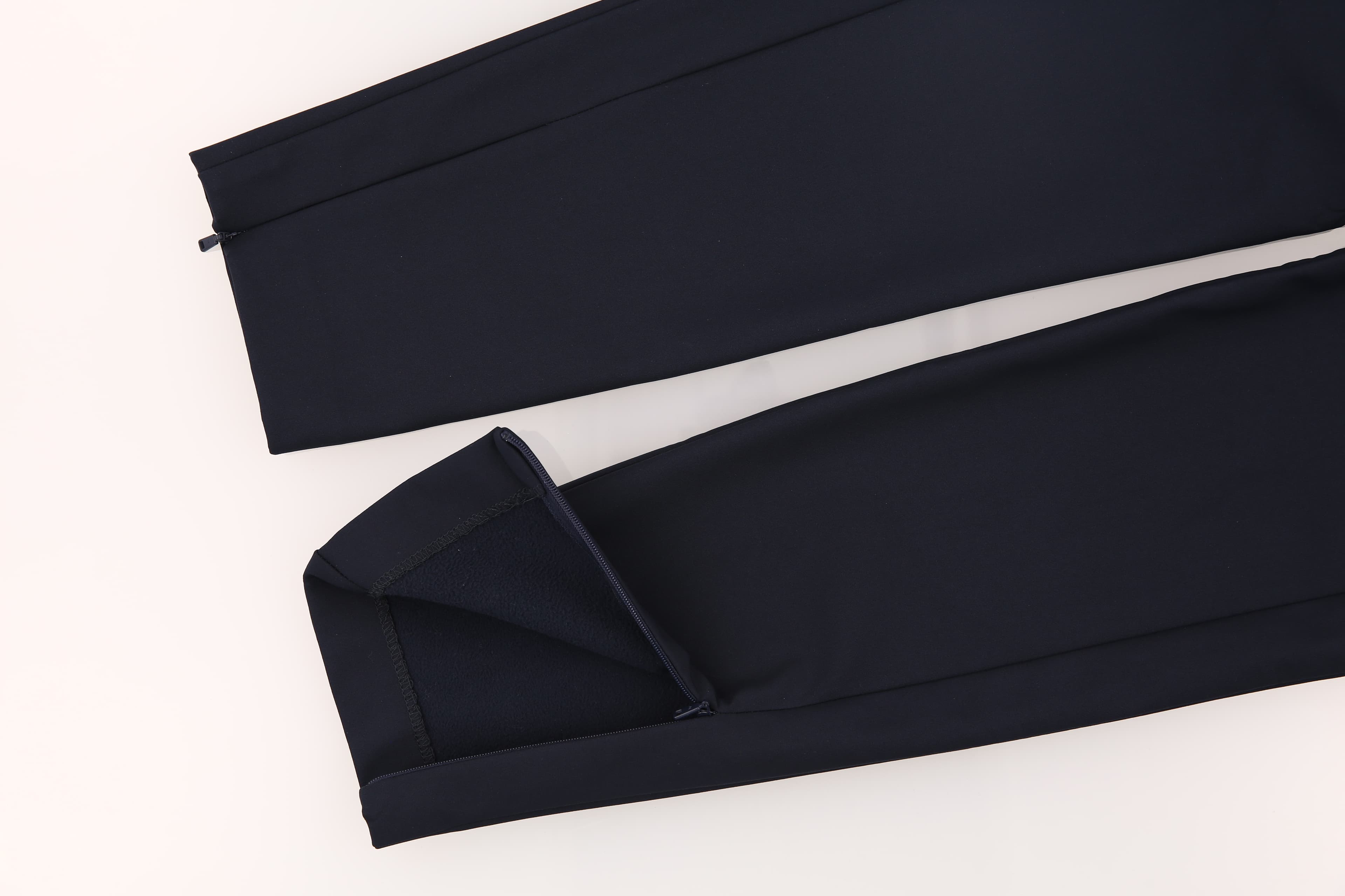 사이드 절개 심플 롱팬츠