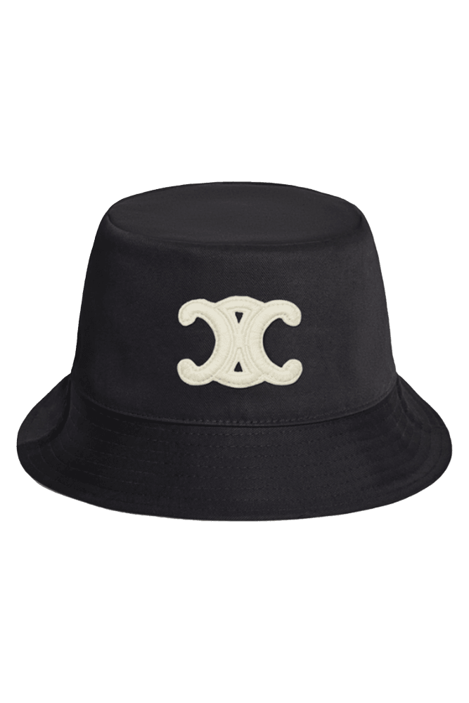 [셀린느] 셀린느 로고 버킷햇 블랙