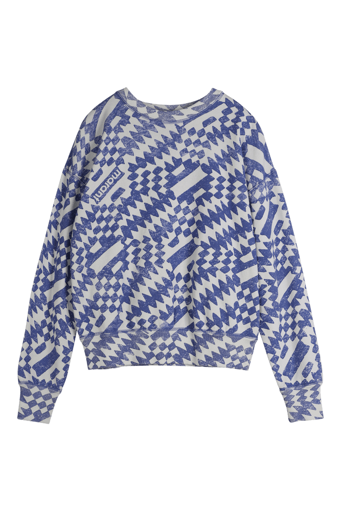 [이자벨마랑] 모빌리 패턴 기모 맨투맨