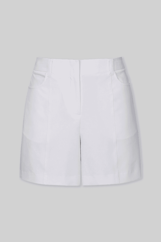 여성 에센셜 하프팬츠_화이트(XS)