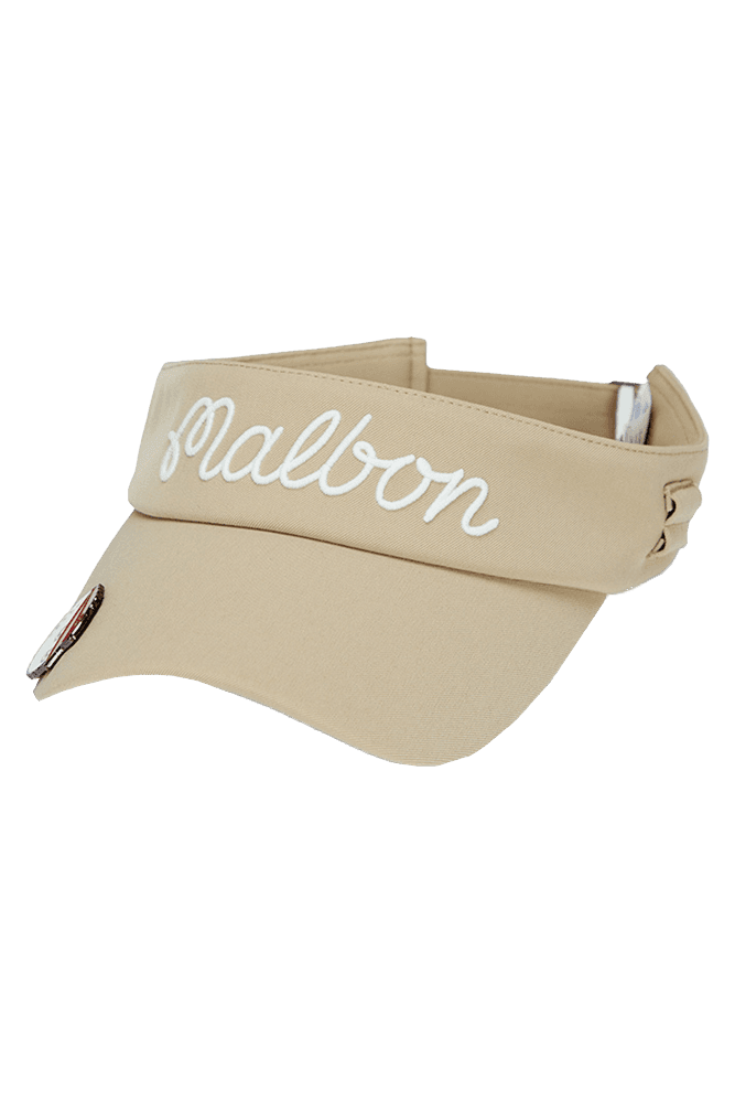 말본 로고 티 홀더 바이저