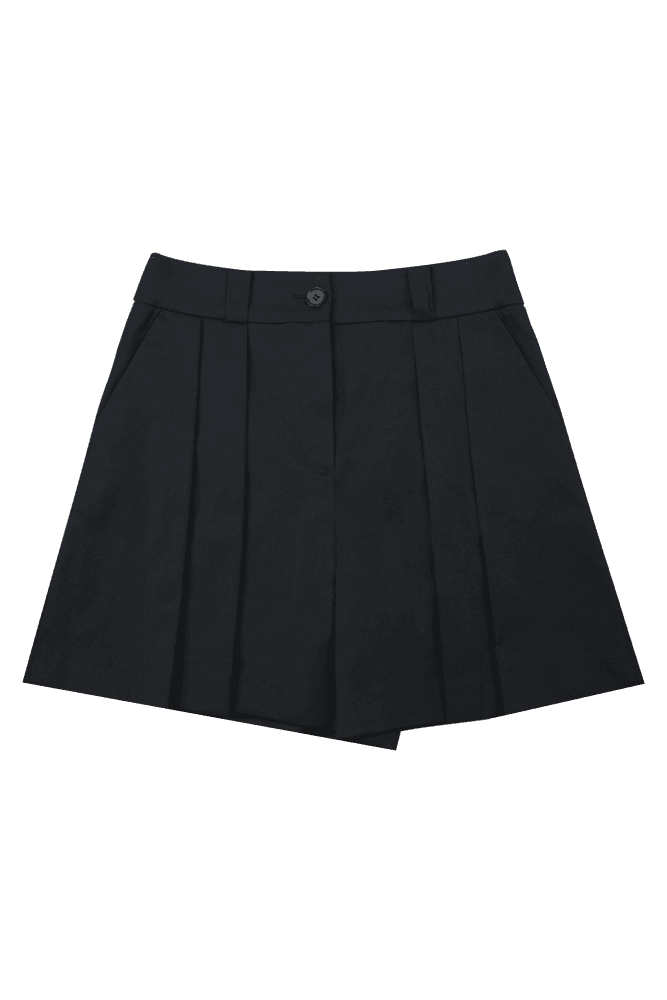 [APC] 투핀턱 숏팬츠 네이비