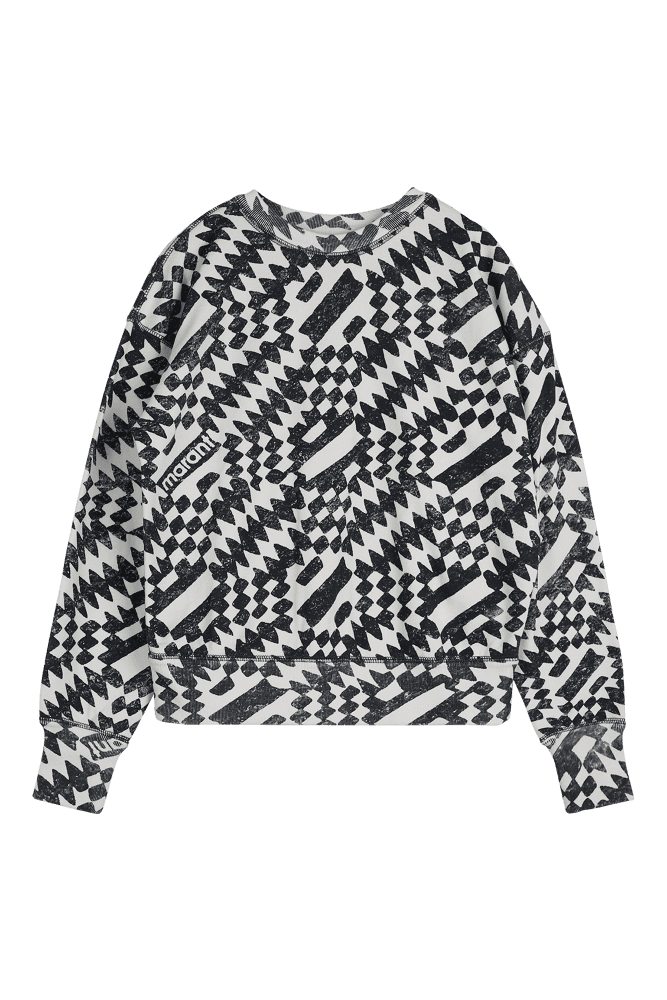 [이자벨마랑] 모빌리 패턴 기모 맨투맨