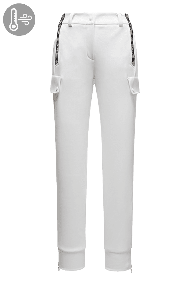 패딩 조거 팬츠 화이트