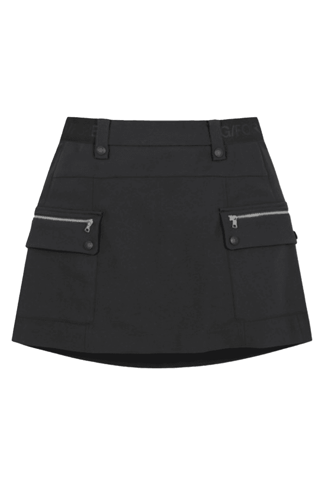 사이드 밴딩 포켓 스커트