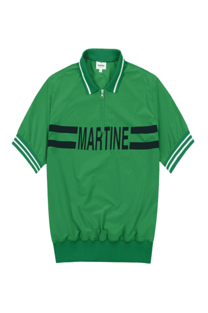 우븐 반팔 집업