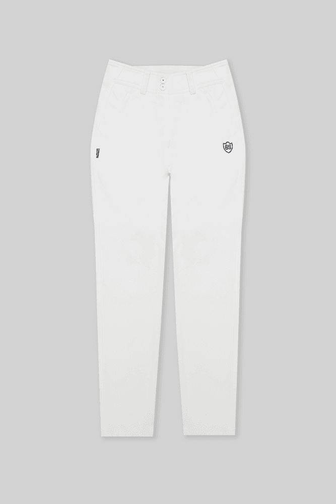 사선 포켓 롱팬츠_화이트(S)