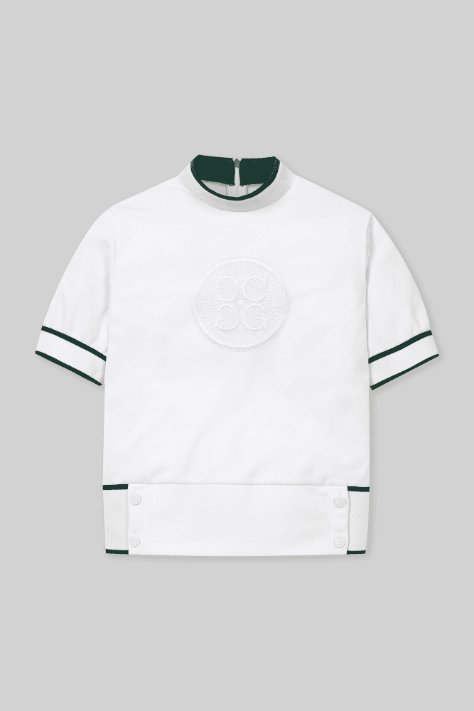 하이넥 반팔 티셔츠