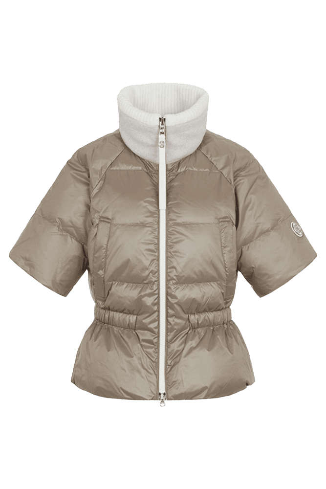 하이브리드 다운 자켓 베이지