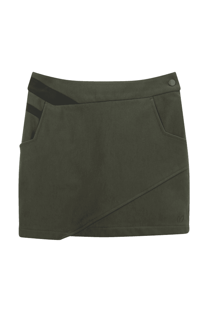 라인 로고 스커트 (XS)