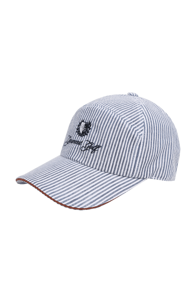 브리티쉬 앰블럼 시어서커 캡