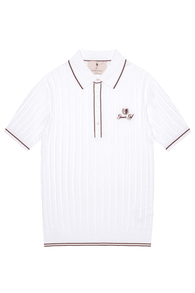 남성 케이블 카라 풀오버