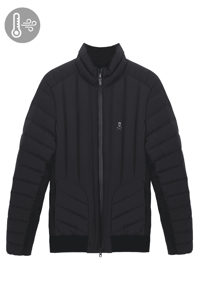 심플로고 구스 다운패딩