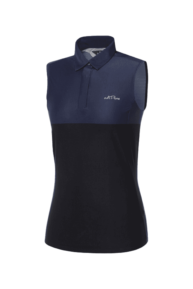 아디다스골프 아디퓨어 민소매 티셔츠_네이비(XS)