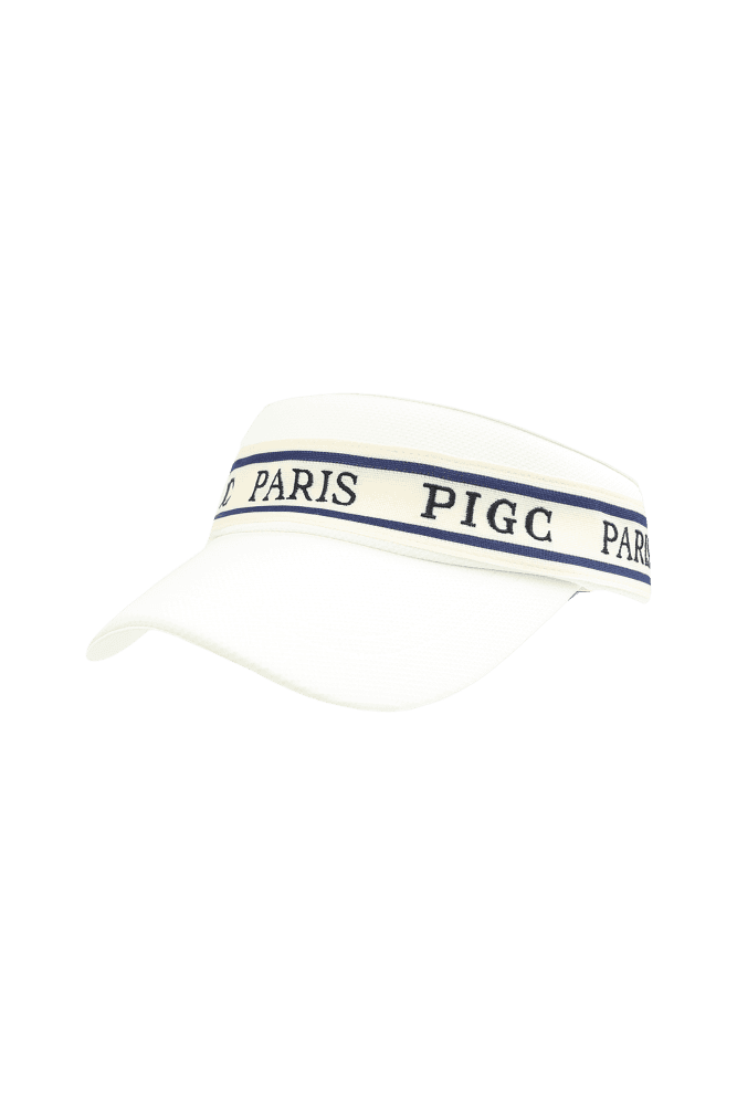 파리 리본 선바이저 화이트 FREE