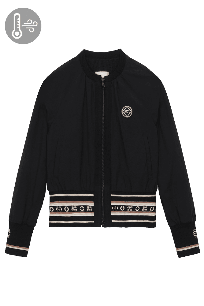 모노그램 스트라이프 볼륨 점퍼