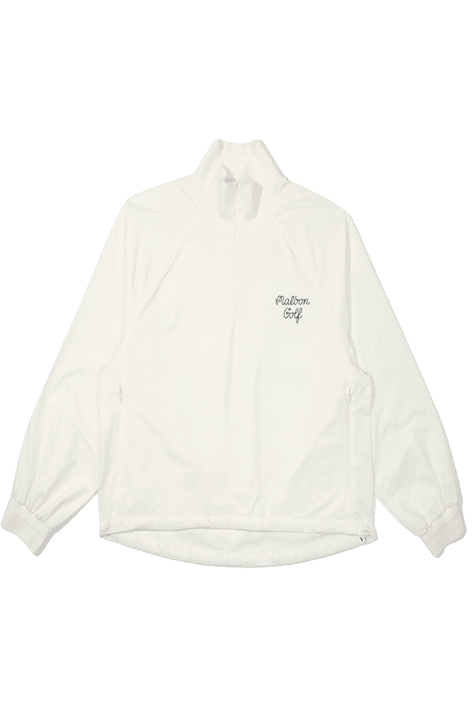 라글란 반집업 우븐 아노락