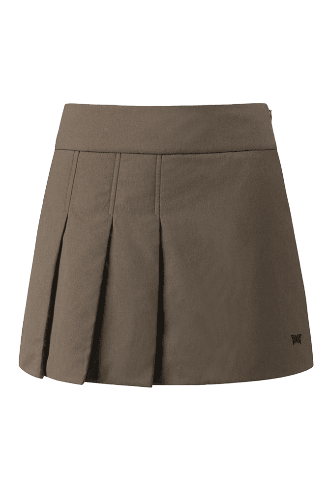 플레어 패딩 스커트