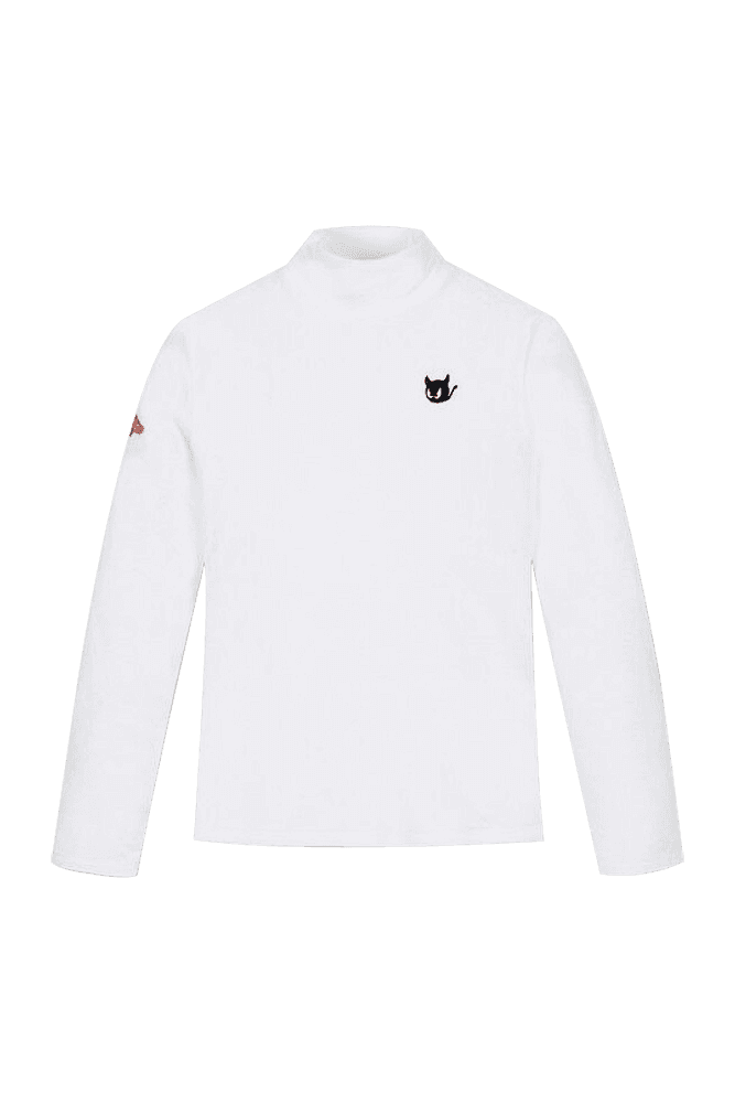 기모 하이넥 티셔츠_화이트(1-XS)