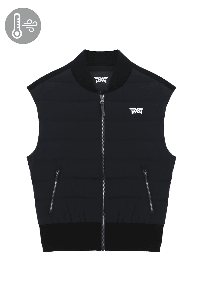 하이브리드 니트 다운 베스트