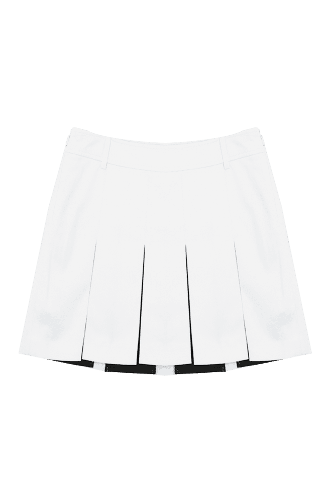 올오버 플렛 스커트