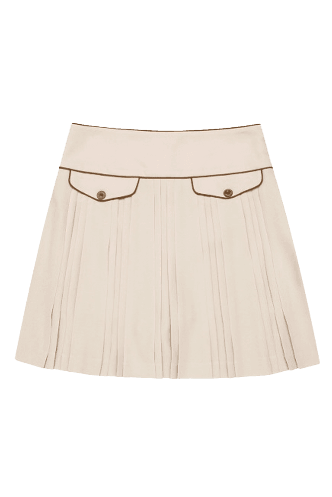 플리츠 플레어 큐롯