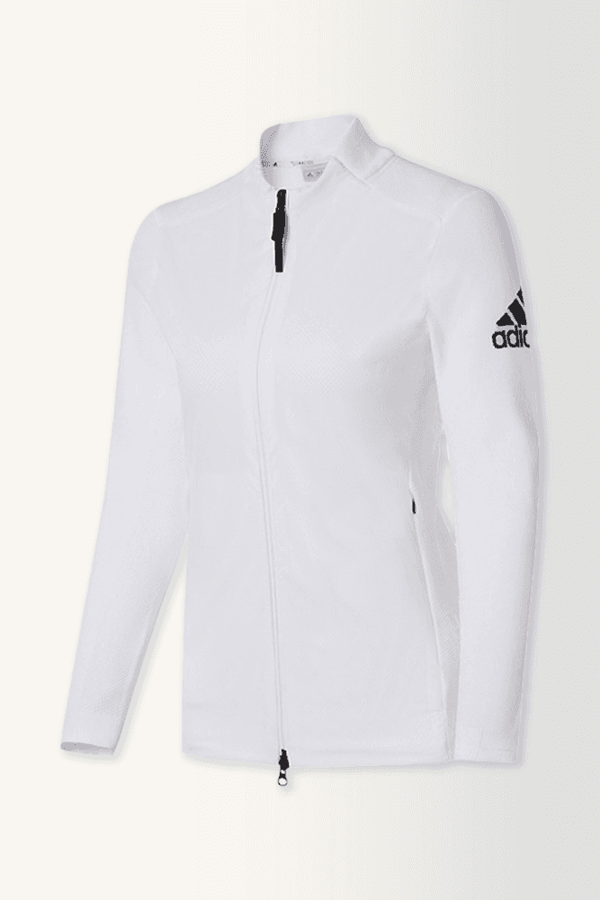 우븐배색 니트 여성 자켓_화이트(XS)