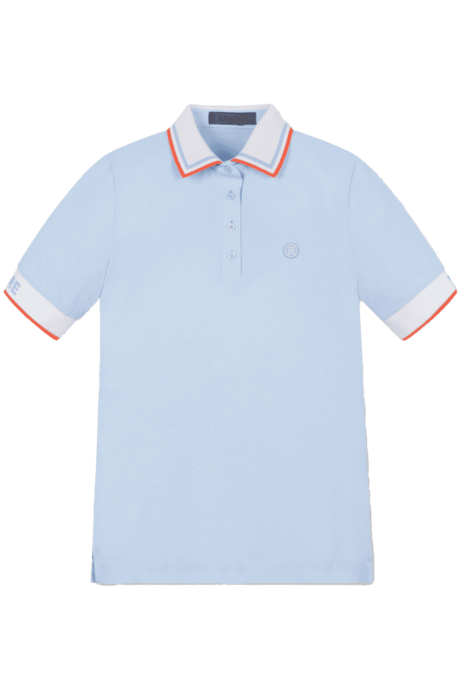 투톤 컬러 피큐 폴로 티셔츠