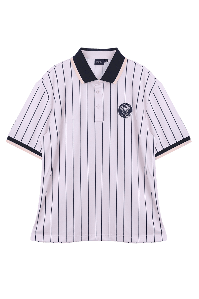 남성 스트라이프 폴로 티셔츠