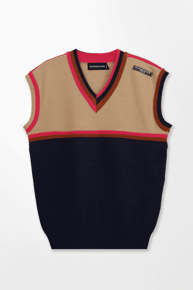 V넥 니트 베스트