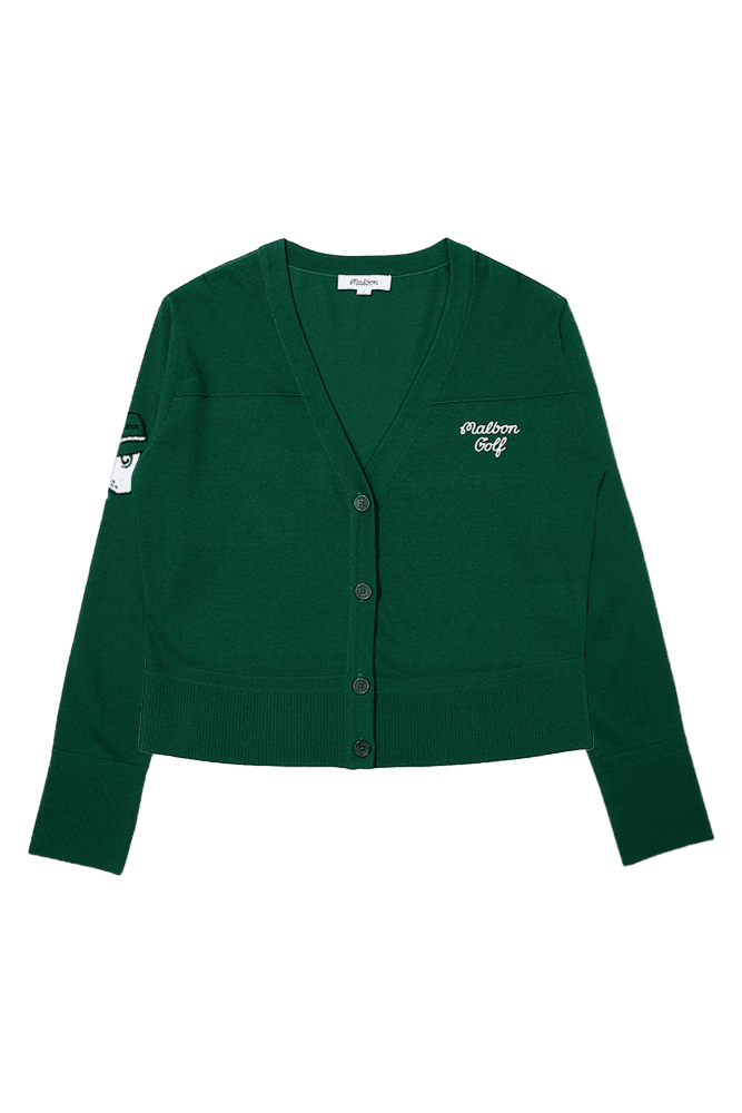 메쉬 버킷 니트 가디건