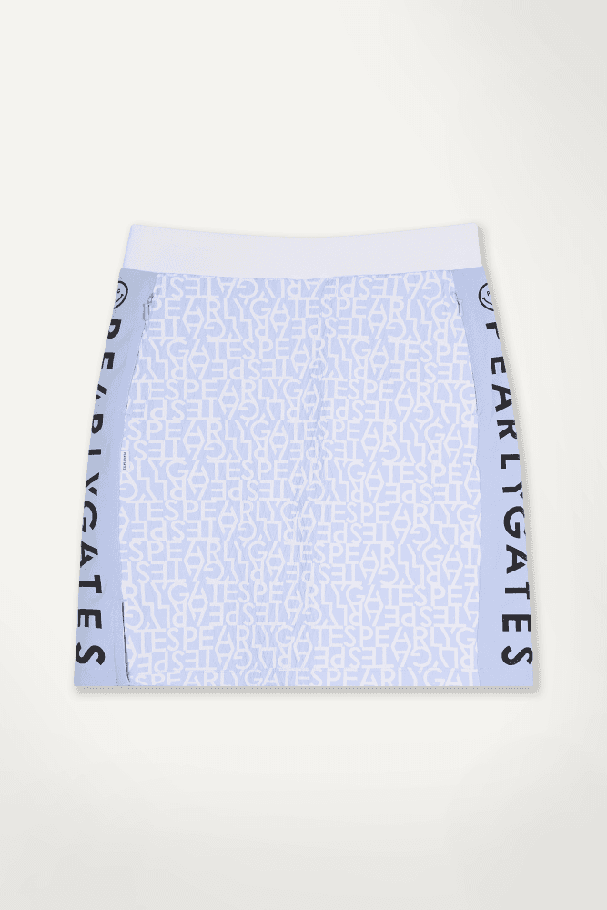 올오버 로고 큐롯스커트