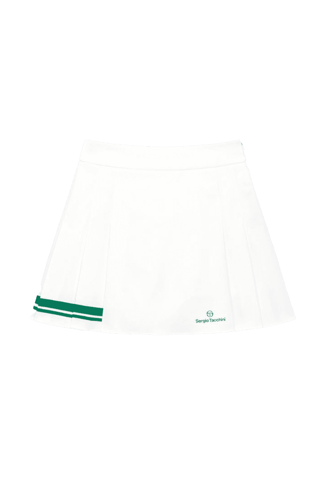 사이드 플리츠 포인트 스커트 (S)