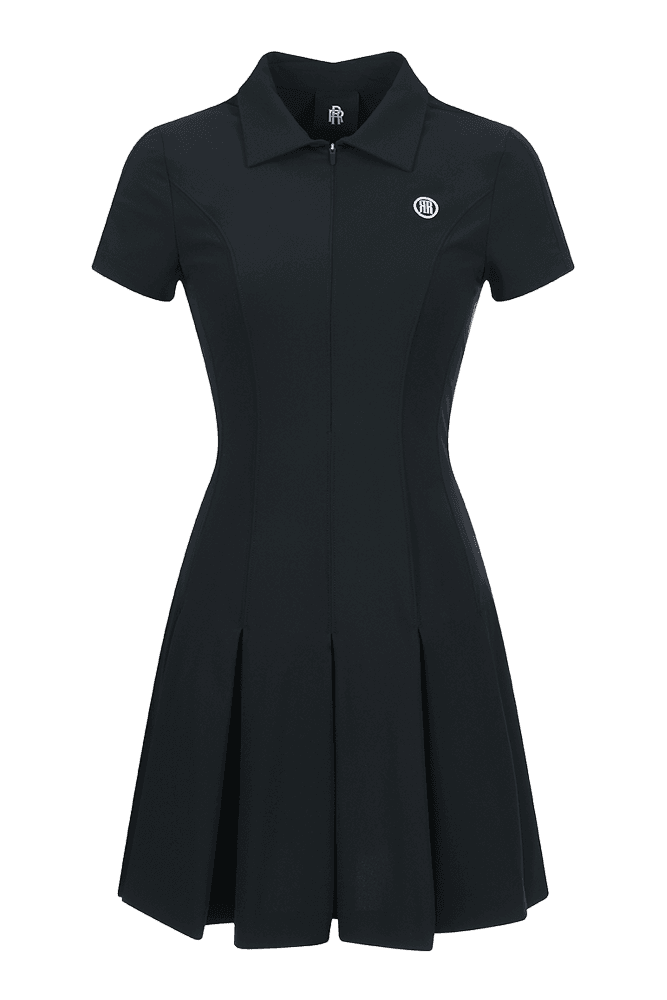 저지 플레어 원피스