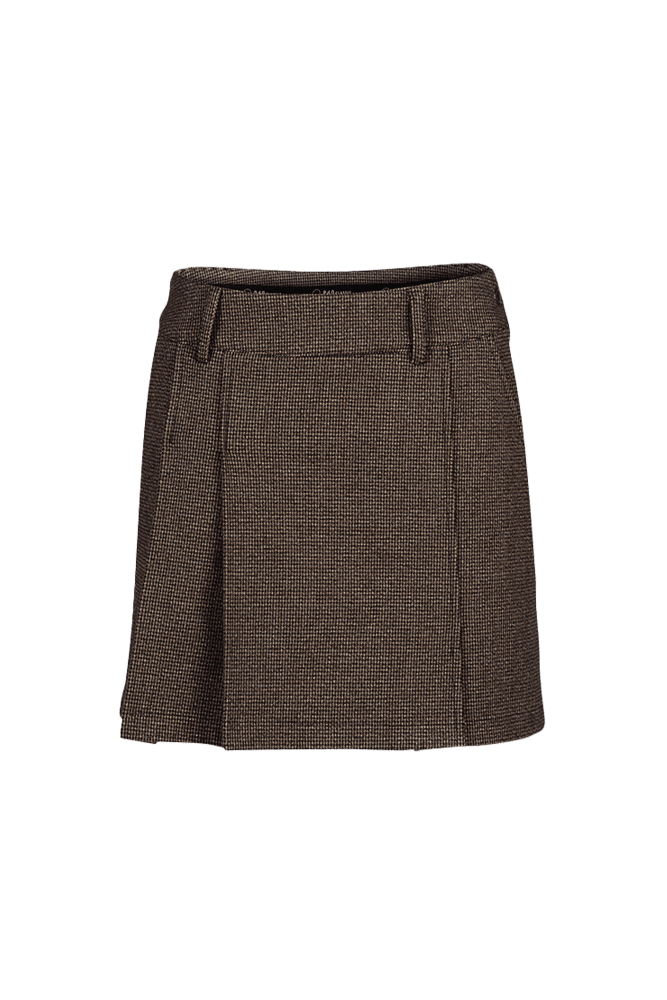 퀸즈 보커 플리츠 스커트