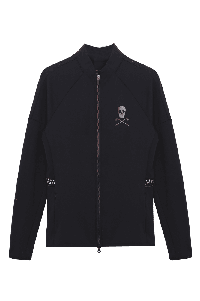 스컬로고 집업 자켓