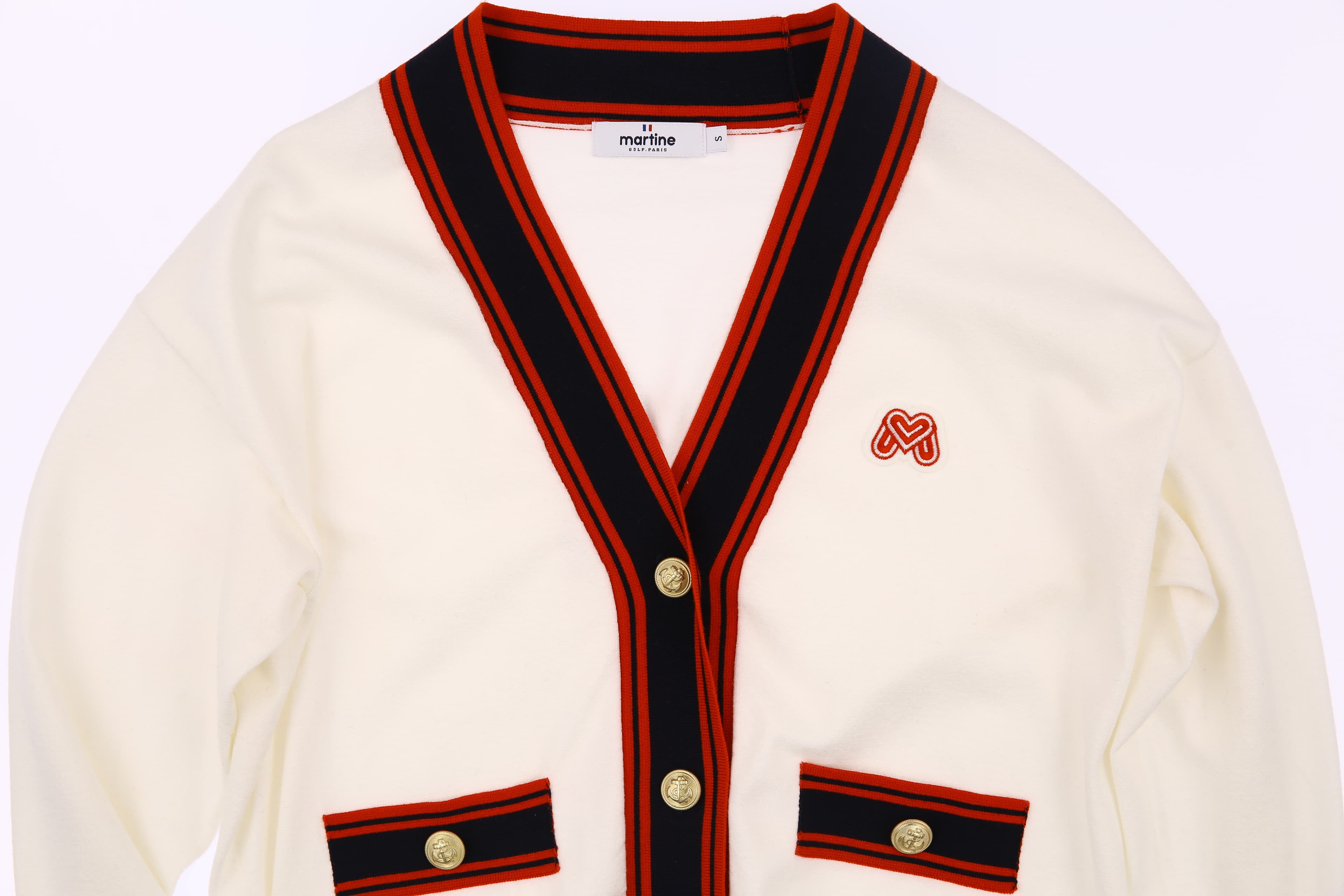 팁컬러 포인트 브이넥 가디건